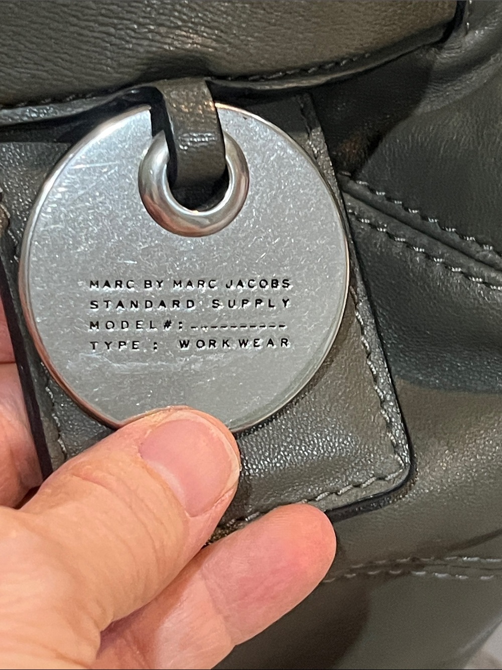 Marc Jacobs Olive Green Leather Shoulder Satchel - Picture 6 of 12